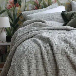 MM Linen Livie Moss Queen Bedspread Set